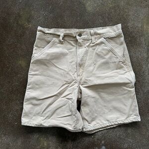 Tan Carhartt shorts